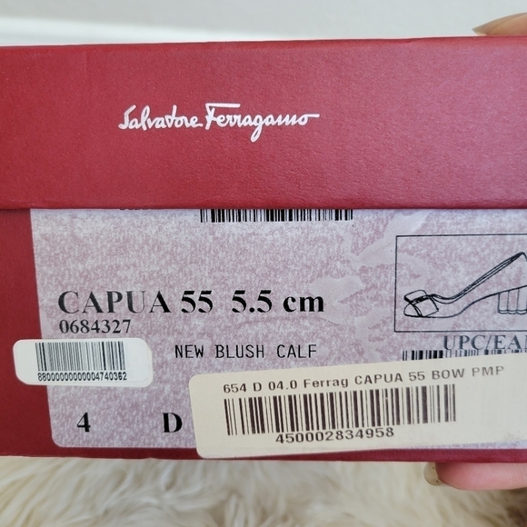 Salvatore Ferragamo Capua 55 bow pumps Floral size 4 - Picture 11 of 11